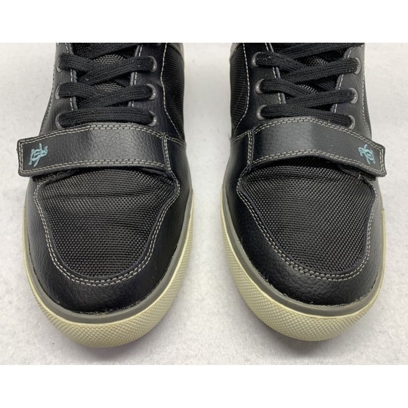 Original Penguin by Munsingwear Cirrus HI-Top Shoes Black Mens Size 12 PCIR200-5 - Picture 6 of 14